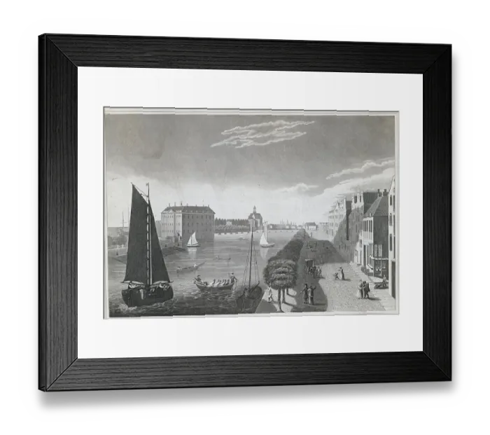 Framed Print : Amsterdam Towards the Zuyder Zee Framed Print : Amsterdam Towards the Zuyder Zee