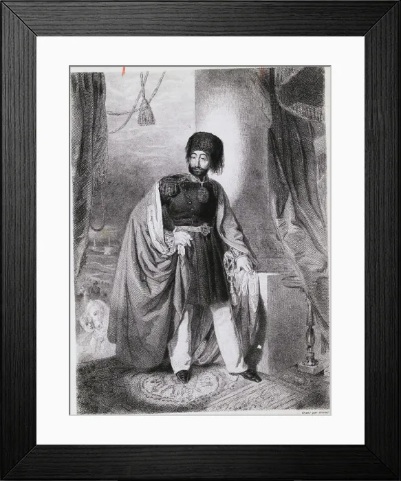Framed Print : Portrait of Turkish Emperor Mahmoud Khan II Framed Print : Portrait of Turkish Emperor Mahmoud Khan II