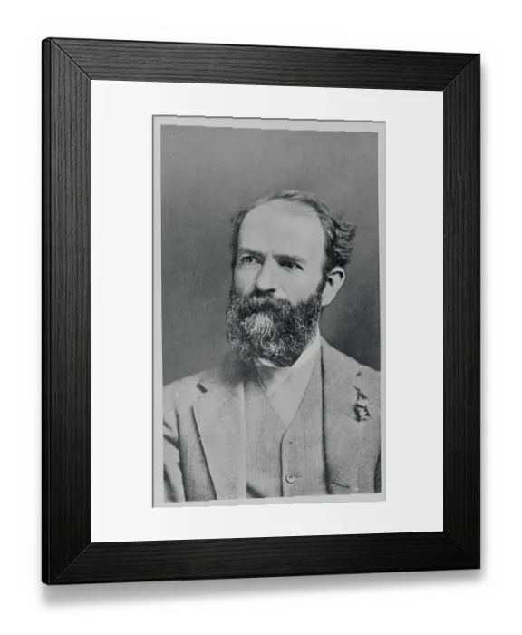 Framed Print : Portrait of Jay Gould