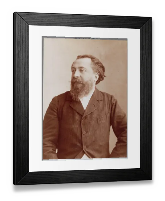 Framed Print : Portrait of Author Frenchman Catulle Mendes Framed Print : Portrait of Author Frenchman Catulle Mendes