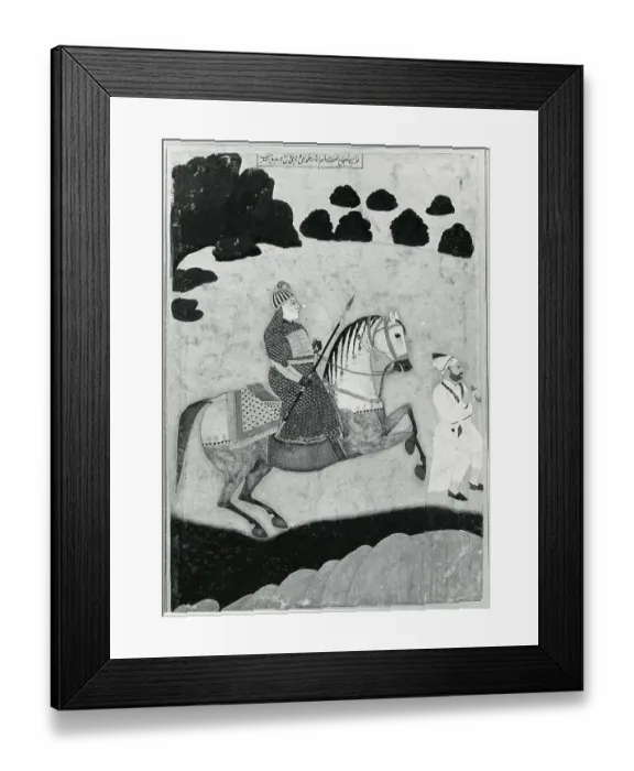 Framed Print : Creative Artistry of Ali Virdi Khan on Horseback Framed Print : Creative Artistry of Ali Virdi Khan on Horseback