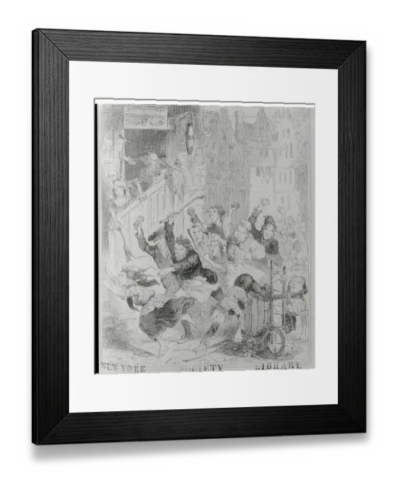 Framed Print : Body Snatcher Helen McDougall Being Overran by Angry Crowd Framed Print : Body Snatcher Helen McDougall Being Overran by Angry Crowd