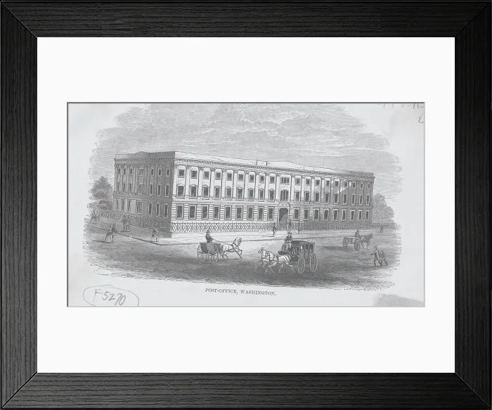 Framed Print : Exterior of United State's Capitol Post Office Framed Print : Exterior of United State's Capitol Post Office