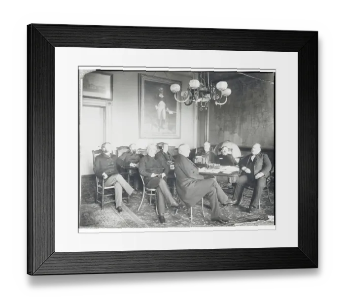 Framed Print : President Grover Cleveland and House Members at Conference Framed Print : President Grover Cleveland and House Members at Conference