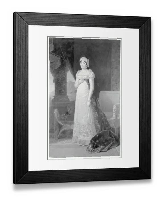 Framed Print : Portrait of Marie Letizia Ramolino of Versailles Museum Framed Print : Portrait of Marie Letizia Ramolino of Versailles Museum