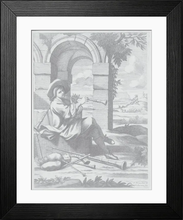 Framed Print : Man Playing Wind Instrument Outdoors Framed Print : Man Playing Wind Instrument Outdoors