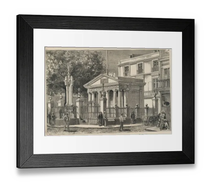 Framed Print : Travelers near Cuban Chapel Framed Print : Travelers near Cuban Chapel