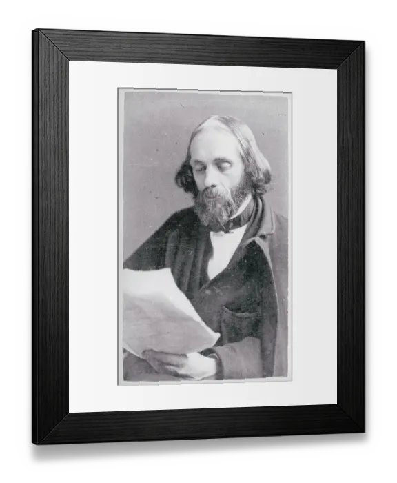 Framed Print : Portrait of Edward Everett Hale Reading Framed Print : Portrait of Edward Everett Hale Reading
