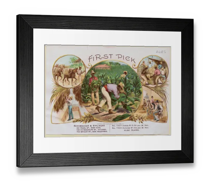 Framed Print : Men Collecting Products of Various Harvests Framed Print : Men Collecting Products of Various Harvests