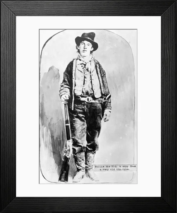 Framed Print : William Billy the Kid Bonney Framed Print : William Billy the Kid Bonney