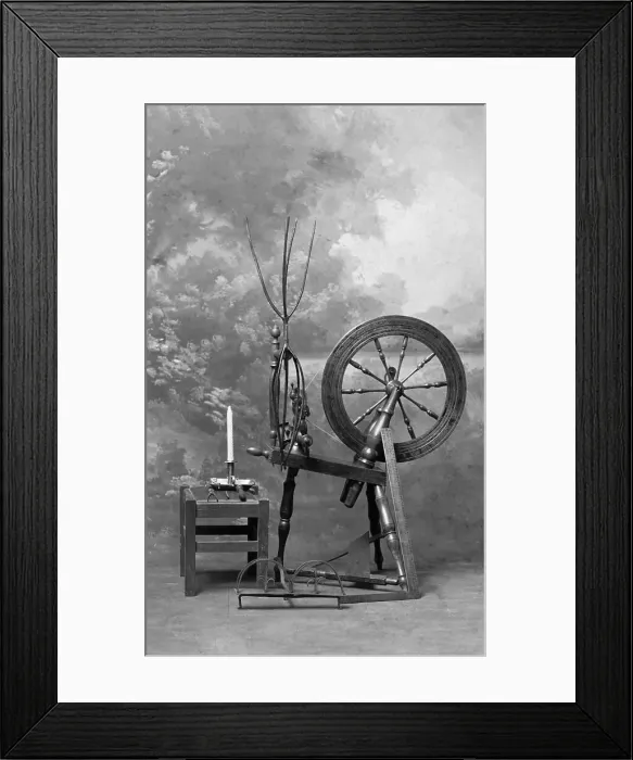 Framed Print : Old Time Spinning Wheel Framed Print : Old Time Spinning Wheel