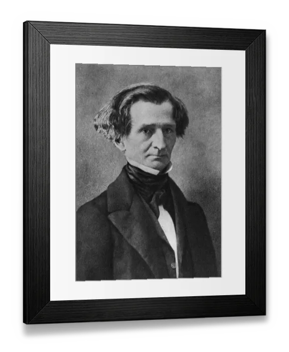 Framed Print : French Composer Louis Hector Berlioz Framed Print : French Composer Louis Hector Berlioz