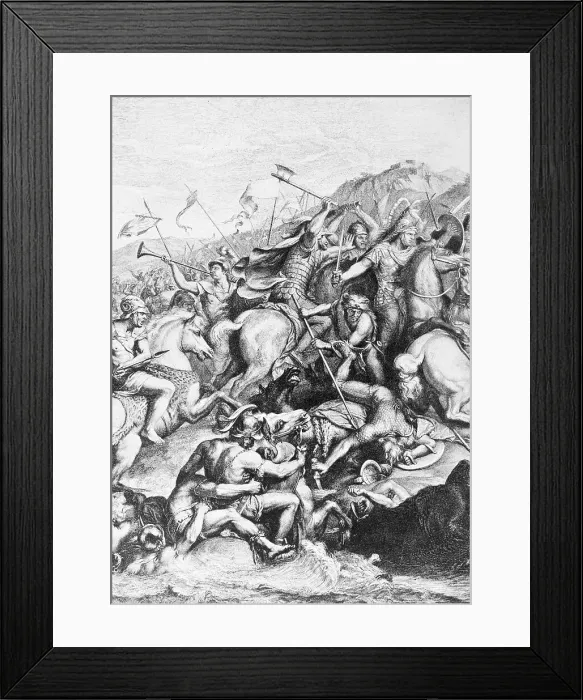 Framed Print : Vicious War Scene of Alexander The Great Framed Print : Vicious War Scene of Alexander The Great
