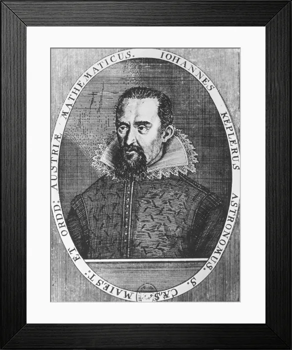 Framed Print : Portrait of Astronomer Johannes Kepler Framed Print : Portrait of Astronomer Johannes Kepler