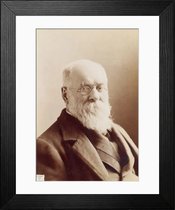 Framed Print : Portrait of English Writer Charles Kingsley Framed Print : Portrait of English Writer Charles Kingsley