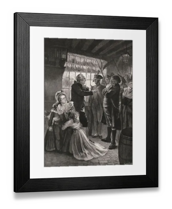 Framed Print : Officials and Spectators at Arrest of Louis XVI and Marie Antoinette Framed Print : Officials and Spectators at Arrest of Louis XVI and Marie Antoinette