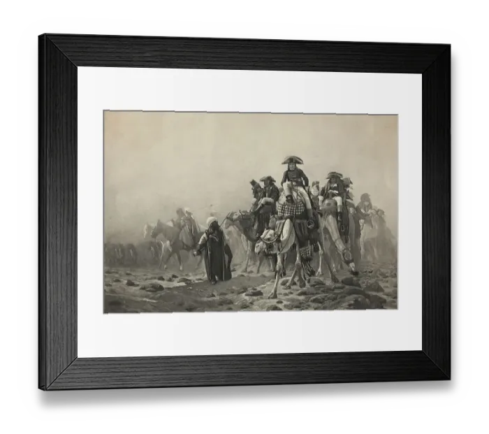 Framed Print : General Bonaparte in Egypt Framed Print : General Bonaparte in Egypt