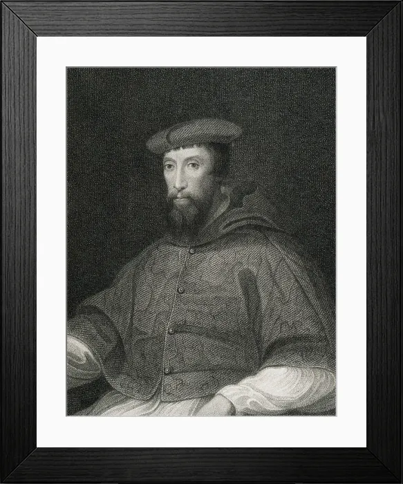 Framed Print : Portrait of Cardinal Reginald Pole Framed Print : Portrait of Cardinal Reginald Pole