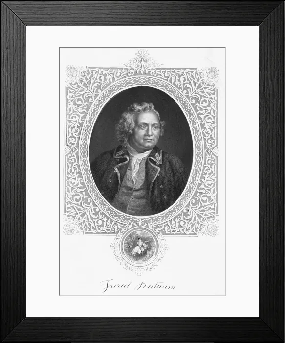 Framed Print : Portrait of Israel Putnam American Revolutionary Framed Print : Portrait of Israel Putnam American Revolutionary