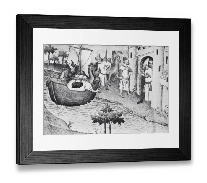 Framed Print : Camels Arriving in a New Land Framed Print : Camels Arriving in a New Land