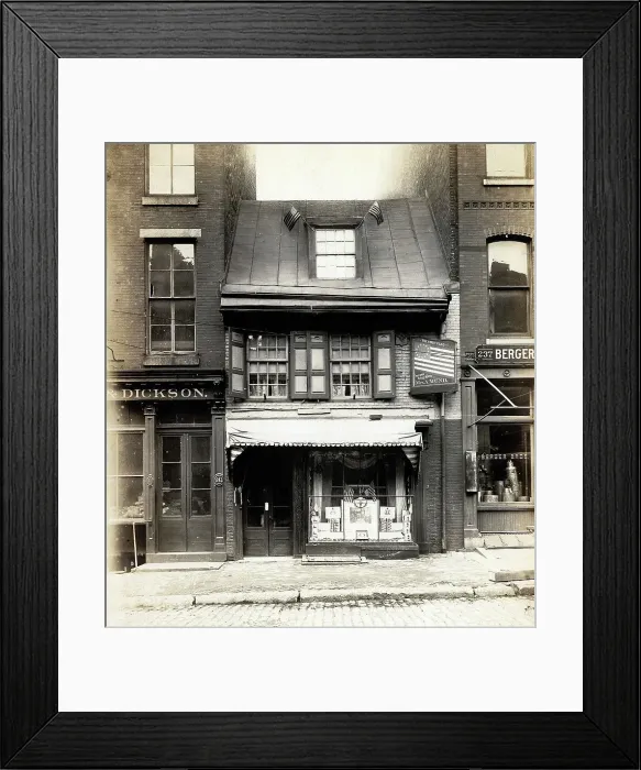 Framed Print : The Betsy Ross House Framed Print : The Betsy Ross House