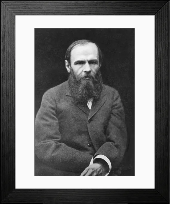 Framed Print : Feodor Dostoyevsky Framed Print : Feodor Dostoyevsky