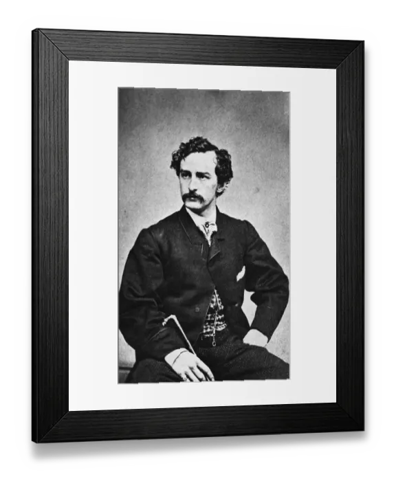 Framed Print : John Wilkes Booth Framed Print : John Wilkes Booth