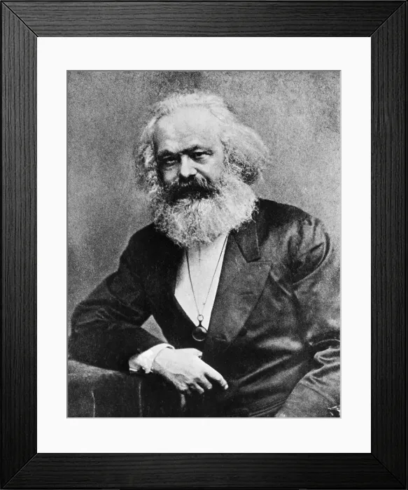 Framed Print : Karl Marx. (Original Caption). Portrait of Karl Marx Framed Print : Karl Marx. (Original Caption). Portrait of Karl Marx