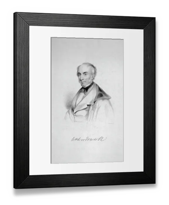 Framed Print : Portrait of Poet William Wordsworth Framed Print : Portrait of Poet William Wordsworth