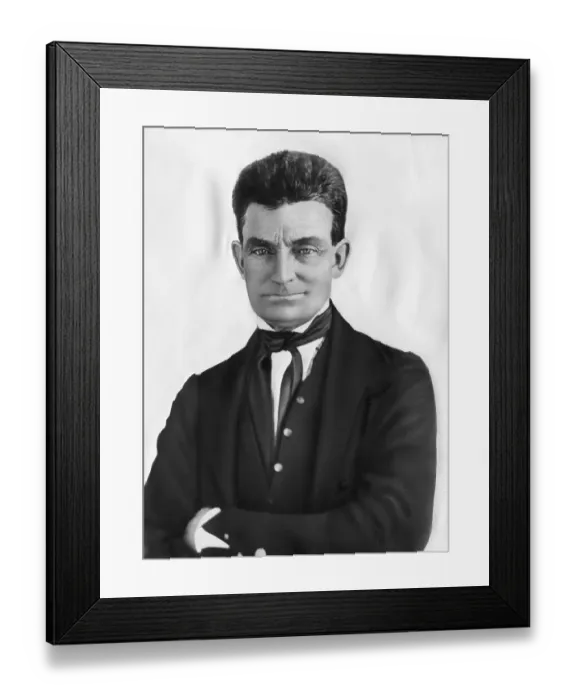 Framed Print : Early Portrait of John Brown Framed Print : Early Portrait of John Brown
