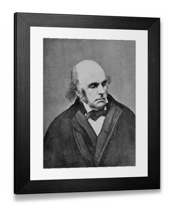 Framed Print : Portrait of Edward Fitzgerald Framed Print : Portrait of Edward Fitzgerald