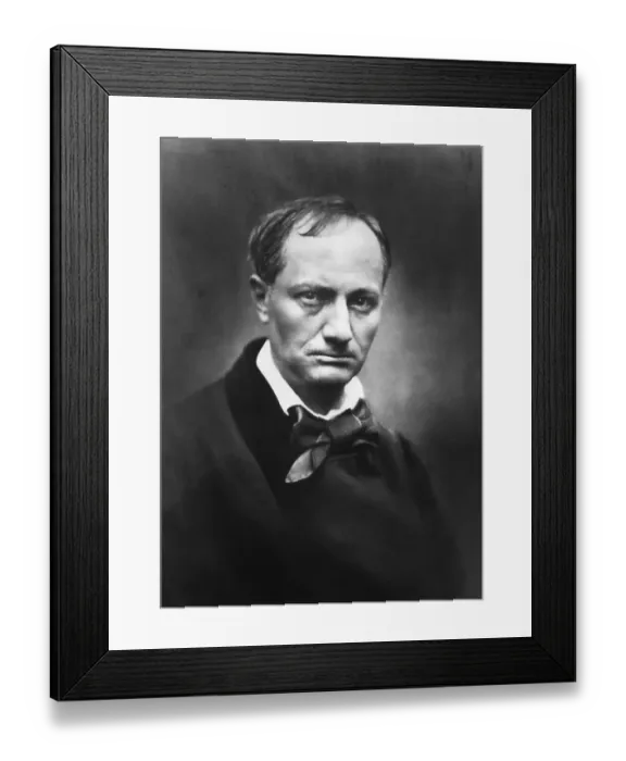 Framed Print : French Poet Charles Baudelaire Framed Print : French Poet Charles Baudelaire