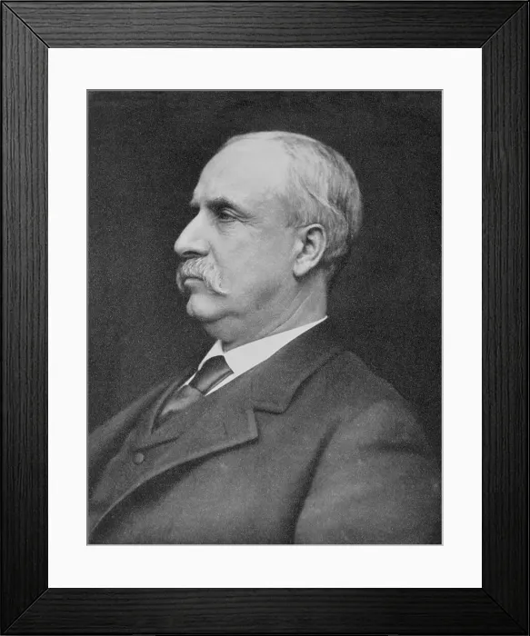Framed Print : Portrait of Henry Villard Framed Print : Portrait of Henry Villard