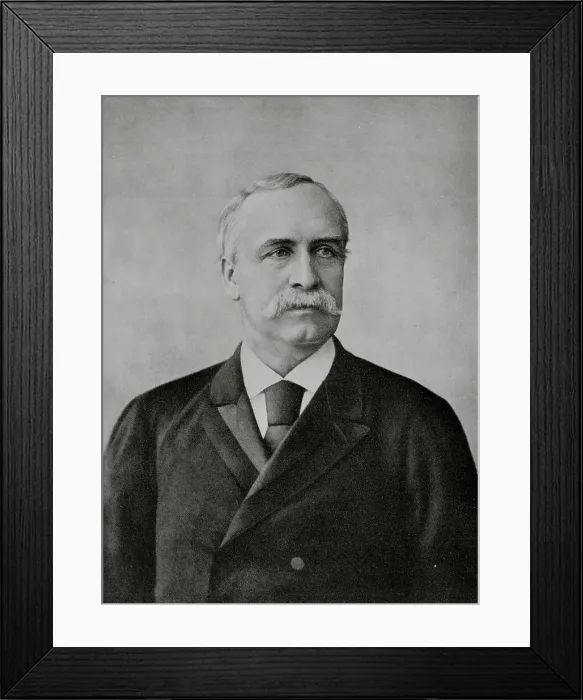 Framed Print : Portrait of Henry Villard Framed Print : Portrait of Henry Villard