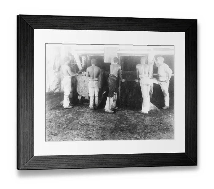 Framed Print : Miners at Working in South Africa Framed Print : Miners at Working in South Africa