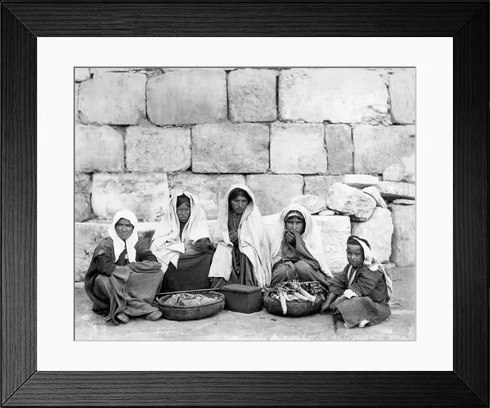 Framed Print : Vegetable Sellers in Jerusalem Framed Print : Vegetable Sellers in Jerusalem