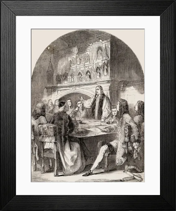 Framed Print : Leaders Conversing at the Utrecht Congress Framed Print : Leaders Conversing at the Utrecht Congress