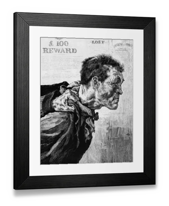 Framed Print : English Street Thief Being Apprehended by Authority Framed Print : English Street Thief Being Apprehended by Authority