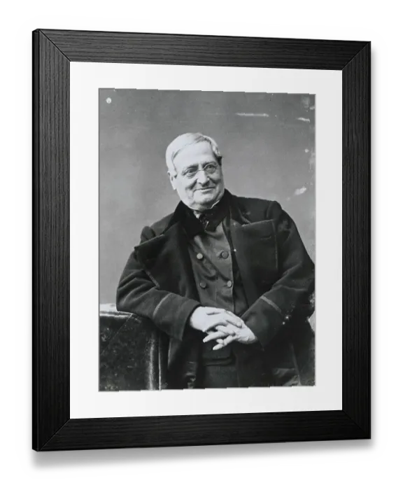 Framed Print : Portrait of Henri Bonaventure Monnier