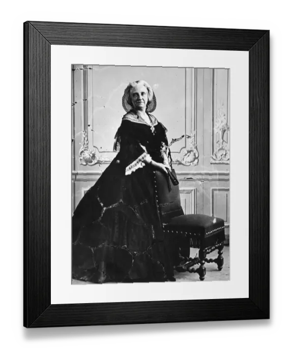 Framed Print : Portrait of Marie de Flavigny Framed Print : Portrait of Marie de Flavigny