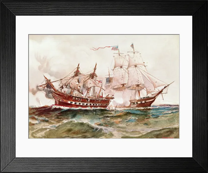 Framed Print : Military Vessels on the Ocean Framed Print : Military Vessels on the Ocean