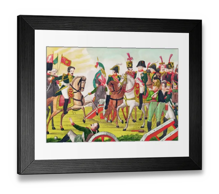 Framed Print : War Scene of the Battle of Austerlitz Framed Print : War Scene of the Battle of Austerlitz