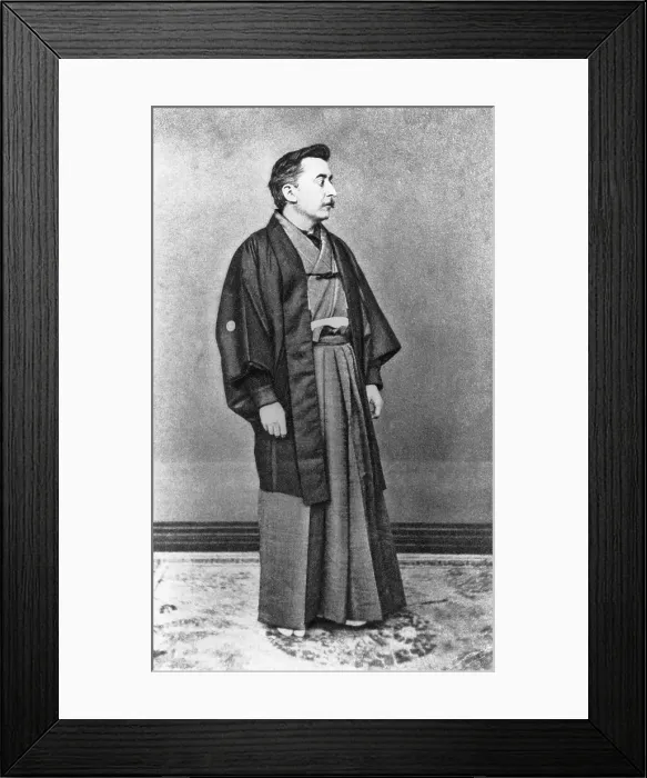 Framed Print : Portrait of Lafcadio Hearn Framed Print : Portrait of Lafcadio Hearn