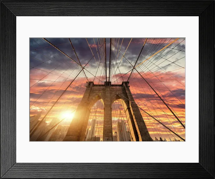 Framed Print : Brooklyn Bridge Framed Print : Brooklyn Bridge