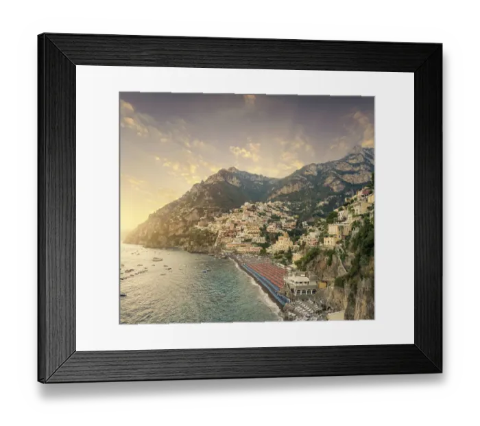Framed Print : Positano - Amalfi coats - Italy Framed Print : Positano - Amalfi coats - Italy