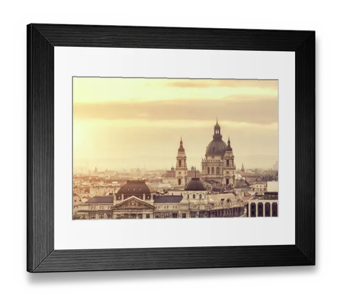 Framed Print : Budapest Panoramic Framed Print : Budapest Panoramic