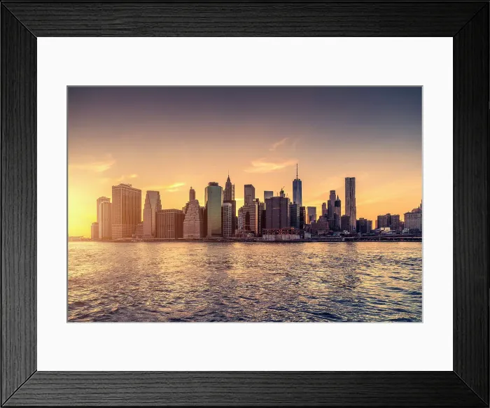 Framed Print : Manhattan panorama, New York Framed Print : Manhattan panorama, New York