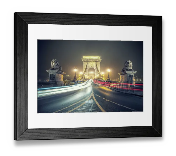 Framed Print : Chain Bridge Budapest Framed Print : Chain Bridge Budapest