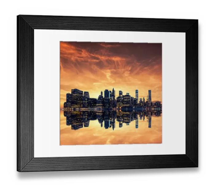Framed Print : Manhattan cityscape Framed Print : Manhattan cityscape