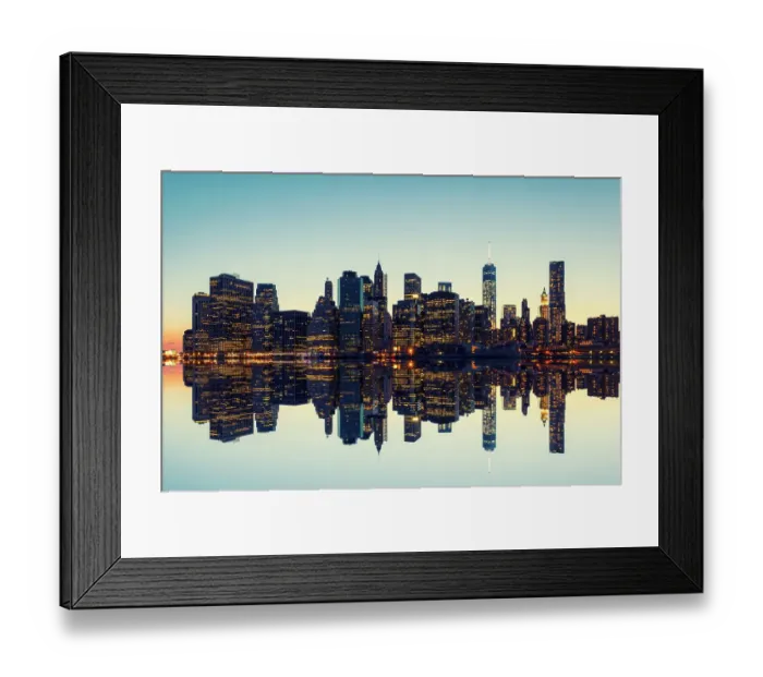 Framed Print : Manhattan cityscape